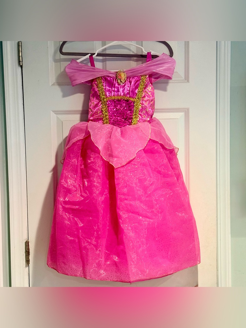 Disney Castle Collection Dress Girls 5/6 Princess Aurora Sleeping Beauty Costume